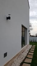 Горна Трака, Варна, качество, сигурност, комфорт, алея и фасада с минелална мазилка на Baumit