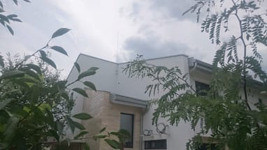 Варна, Горна Трака, фасада, запад, травертин, мазилка, Baumit